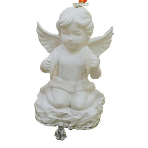Fiber Baby Angel Statue