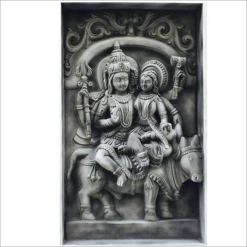 Fiber Shiv Parvati Wall Mural Application: Commercial & Household