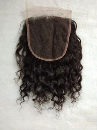 Transparent Curly Lace Closure 4x4