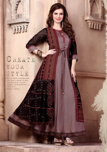 Fancy Long Georgette kurti