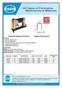 Pneumatic Stapler PRO-PS9716
