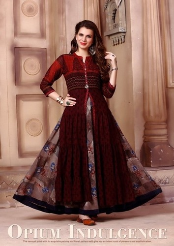Long Rayon Kurti