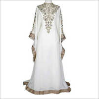 Georgette Embroidered Zari Work Kaftan