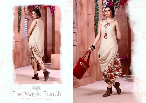 Ladies Printed Rayon Kurti