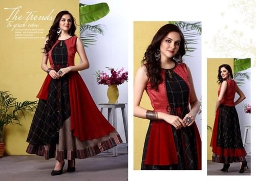 Multi Stylish Designer Georgette Kurti