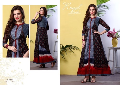 Ladies Printed Georgette Kurti