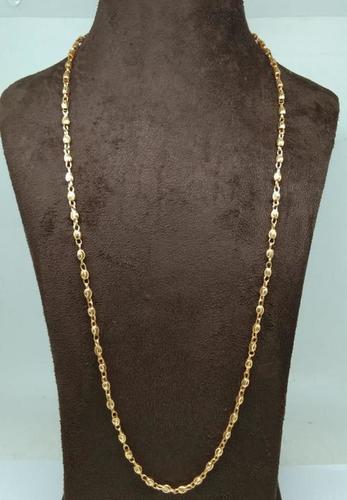 simple design Gold plated mens chains(30 Inch)