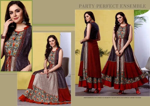 Stylish Designer Georgette Kurti