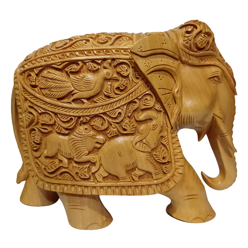 Wooden Elephant Carved