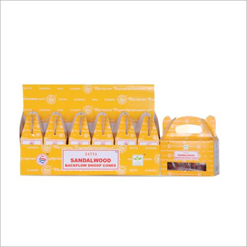 Satya Sandalwood Backflow Dhoop Cones