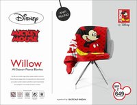 Disney Willow Frozen Fleece Blanket Single Bed (150cmx220cm)