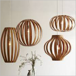 Wooden Lamp Shade By PAMA FASHION & ACCESSORIES