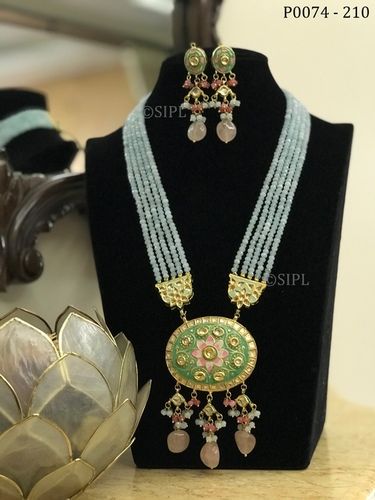 Beautiful Tanjore Style Pendant Set