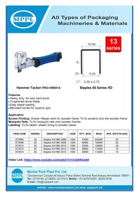Hammer Tacker PRO-HM5014