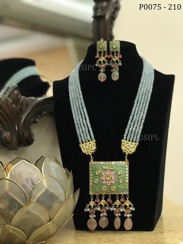 Kundan pendant set on sale designs