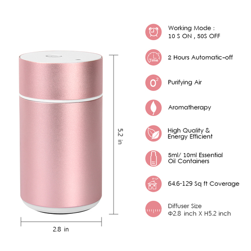 Waterless Essential Oil Diffuser Nebulizing Aromatherapy Diffuser K602