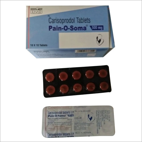 500 mg Carisoprodol Tablets