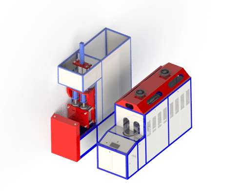 Semi Automatic Blowing Machine for 2 Litre Jar Making