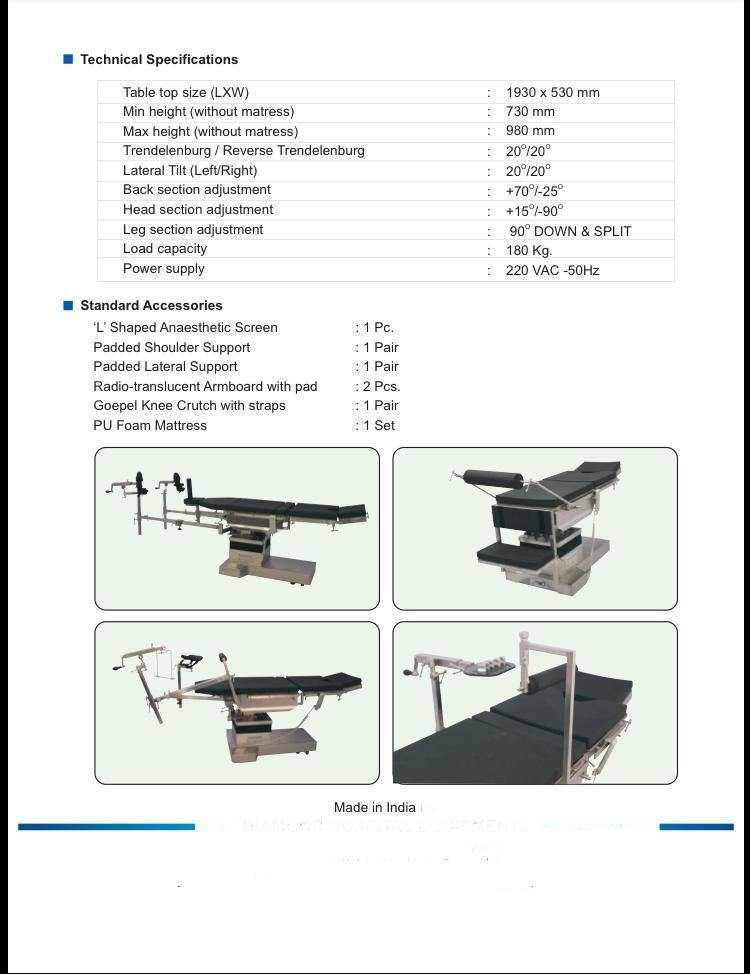 OPERATING TABLE