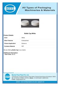 Bottle Cap White