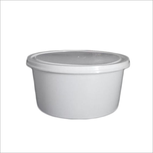 500 ML Round Plastic Container With Lid