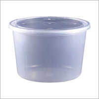 Round Plastic Container With Lid