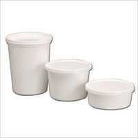 White Plastic Food Container