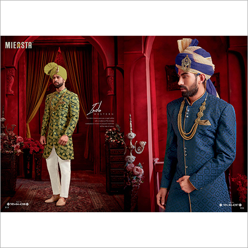 Available In Different Color Modern Sherwani Fabric