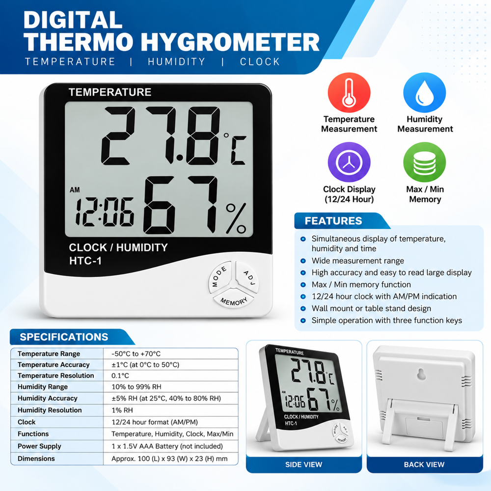 Digital Thermo Hygrometer