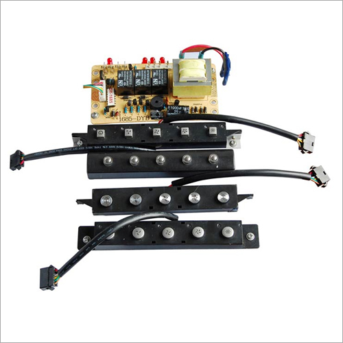 Disinfection Cabinet Control Board With Main PCB (Printed Circuit Board), Display Panel With Indicator Lights, and Wiring Harness