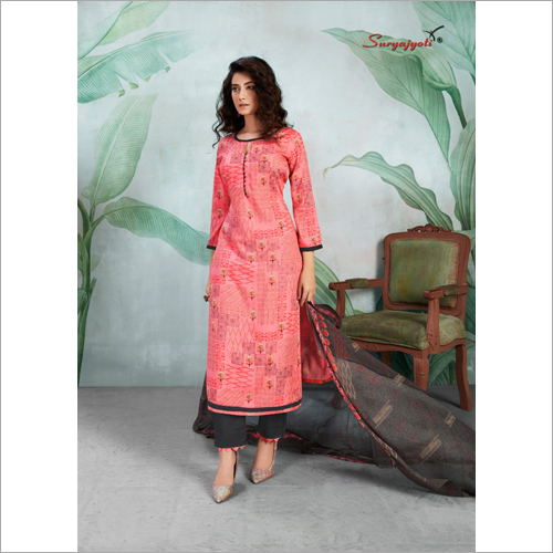 Stylish Cotton Palazzo Suit - Printed Design with Comfortable Fit, Perfect for Ethnic Wear