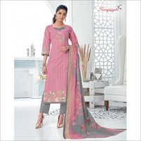 Designer Neck Pant Suit