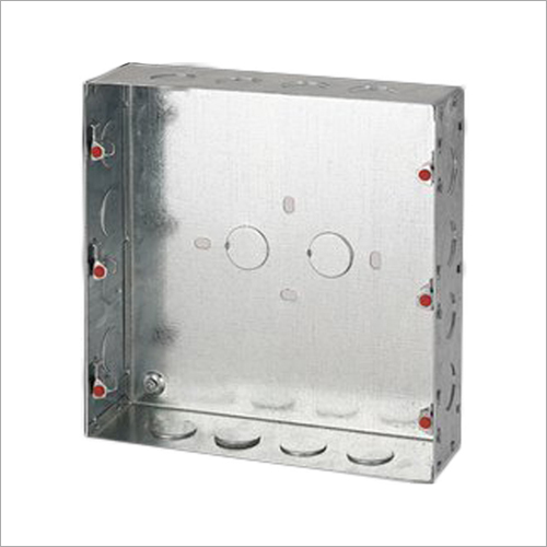 GI Metal Concealed Box - Polished GI Silver Finish | Durable Material with Modern Aesthetic in New Condition