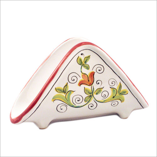 Available In Different Color Ceramic Napkin Stand