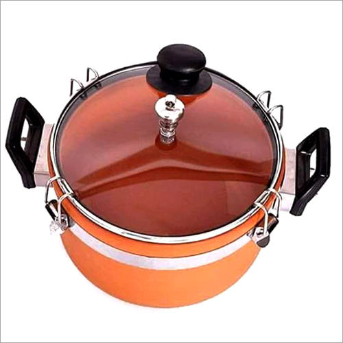 Terracotta Cooker With Glass Lid Size: Different Size Available