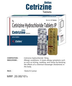 CETRIZINE TABLETS
