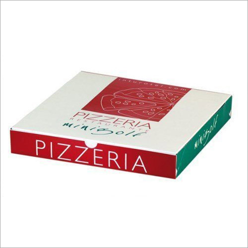White Printed Pizza Box