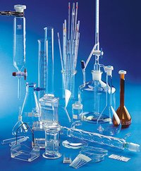 Hospital laboratory glassware