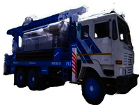 300 Meter Truck Mounted Water Well Drilling Rig - Semi-automatic | 6x4 Truck, 2400 Volt, 26 Tonne, 0-1000 Rpm Spindle Speed, 152-254mm Boreholes