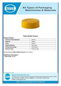 Yellow Bottle Closure
