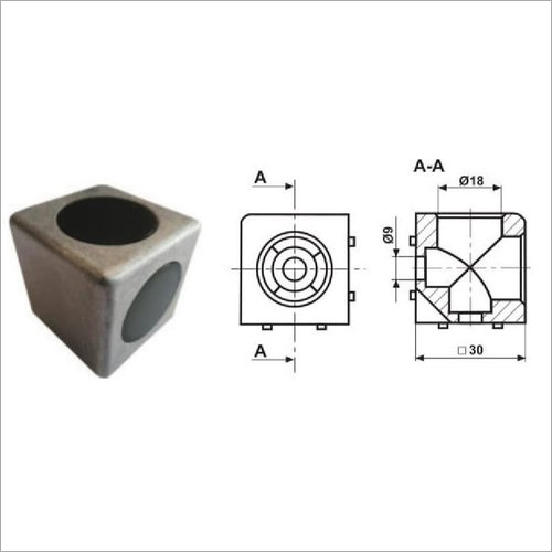 30x30 mm Cubic Connector By DEXTEROUS (AUTOMATION APT)