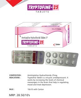 TRYPTOFINE 25 TABLETS