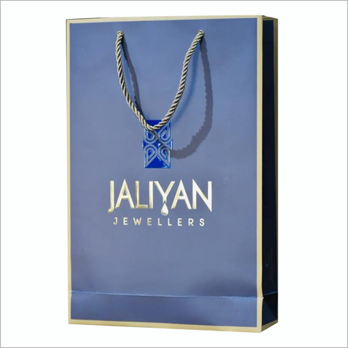 Blue Jewellery Paper Bag