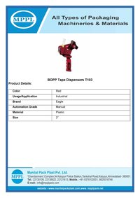 BOPP Tape Dispensers T103