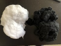 Recycled Cotton Fiber - 100% Cotton & Poly-cotton Recycled Fiber | Fiber Length: 20-26mm, Fineness: 100%, Pattern: Raw