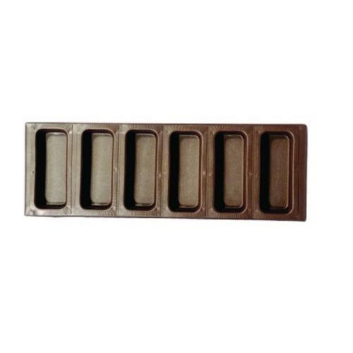 Non Stick 50 gm 6 Cavity Fruit Bar Cake Tray