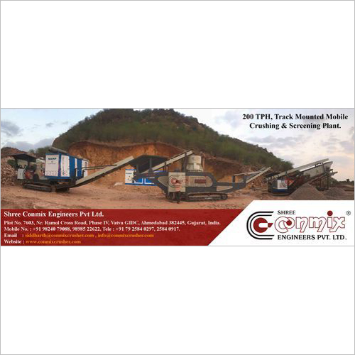 200 TPH Portable Crushing Plant