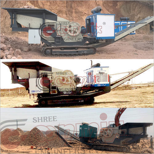 Steel Automatic Portabe Jaw Crusher Plant