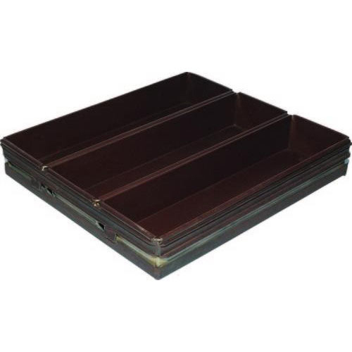 3 Pocket PTFE Coated Rusk Molds