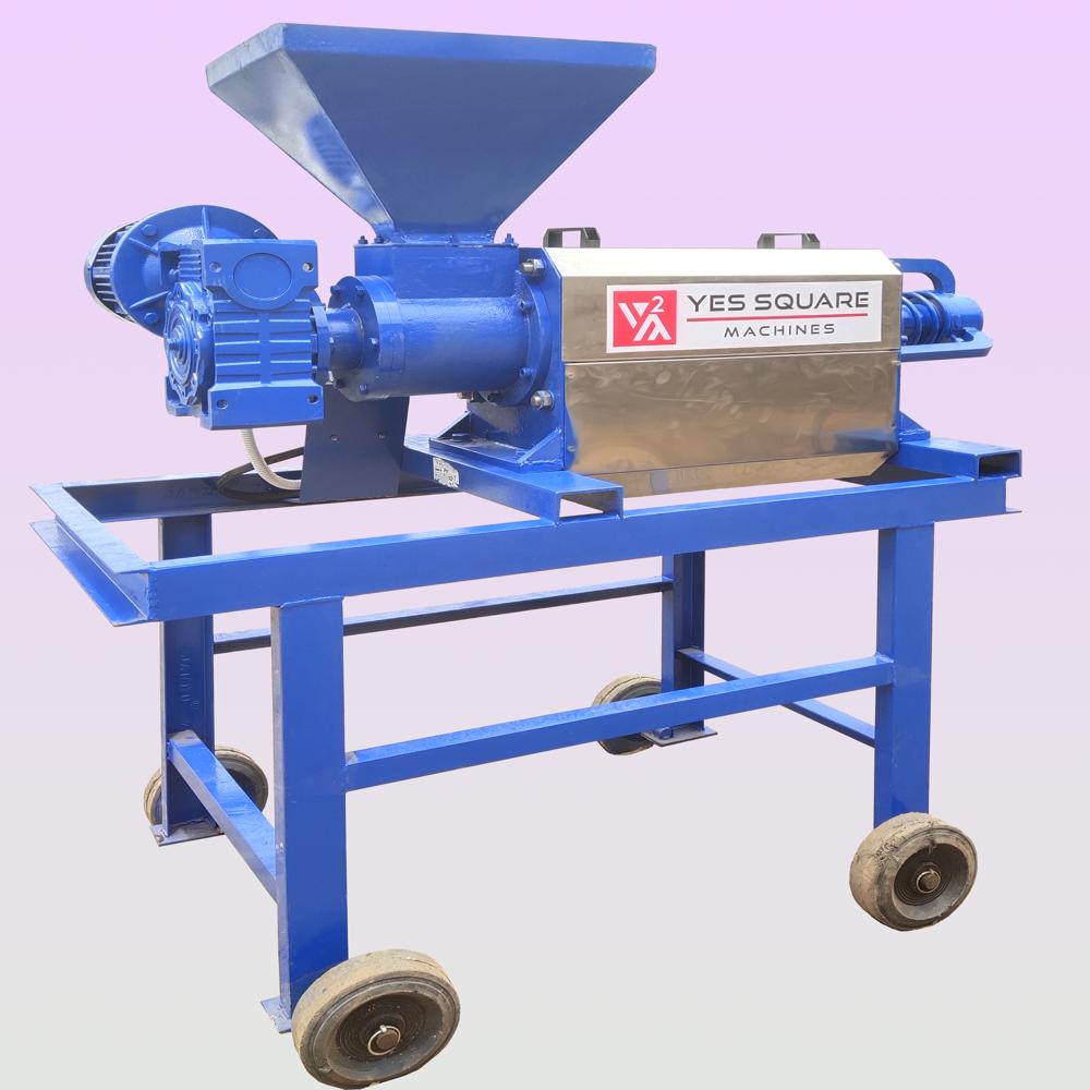 Cow Dung Dewatering System - Color: Blue